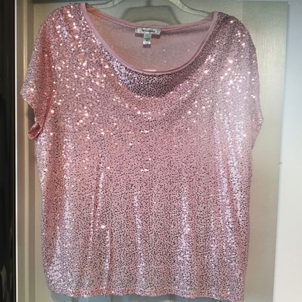 Women’s Plus Size Sequin Top